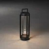 KONSTSMIDE 7823-750 USB Laterne Otranto schwarz 44cm dimmbar