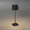 Konstsmide 7814-750 USB Tischleuchte Capri schwarz IP54 dimmbar