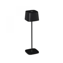 Konstsmide 7814-750 USB Tischleuchte Capri schwarz IP54 dimmbar