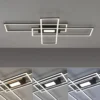 Leuchten Direkt 14693-18 ASMIN LED Deckenleuchte rechteckig schwarz