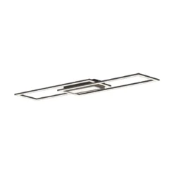 Leuchten Direkt 14694-18 ASMIN LED Deckenleuchte flach schwarz 100x18cm