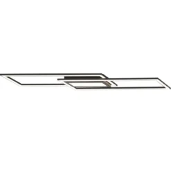 Leuchten Direkt 14694-18 ASMIN LED Deckenleuchte flach schwarz 100x18cm