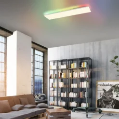 Leuchten Direkt 15562-16 CONRAD LED Deckenleuchte rechteckig CCT Rainbow RGB