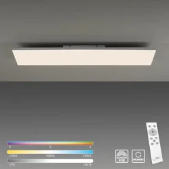 Leuchten Direkt 15562-16 CONRAD LED Deckenleuchte rechteckig CCT Rainbow RGB