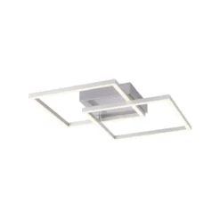 Leuchten Direkt 14002-55 Deckenleuchte Iven 2-flammig stahl