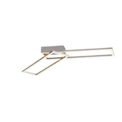 Leuchten Direkt 14023-55 Deckenleuchte Iven stahl rechteckig 3000K dimmbar