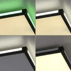 Leuchten Direkt 11621-18 Deckenleuchte Mario schwarz
