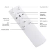Leuchten Direkt 11645-16 Deckenleuchte Recess weiß