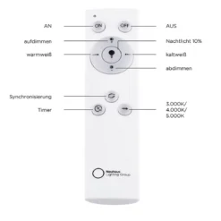 Leuchten Direkt 14326-18 Deckenleuchte Anika 50 anthrazit