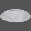 Leuchten Direkt 14673-55 Deckenleuchte Sparkle stahl rund