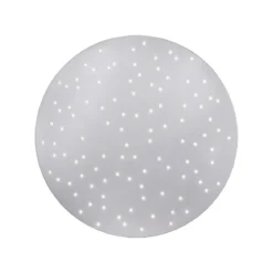 Leuchten Direkt 14673-55 Deckenleuchte Sparkle stahl rund