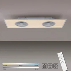 Leuchten Direkt 14643-16 Deckenventilator Flat-Air eckig weiß