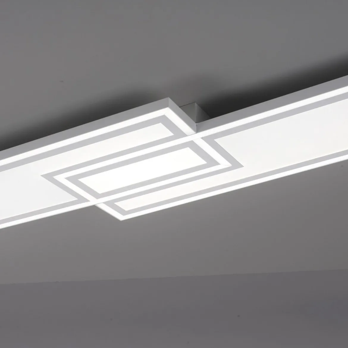 Leuchten Direkt 14875-16 EDGING LED Deckenleuchte Weiss 110x28cm CCT
