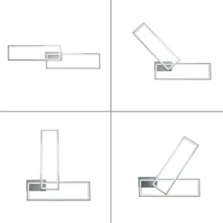 Leuchten Direkt 14635-55 FELIX60 LED Deckenleuchte 72x120cm RGBW silber