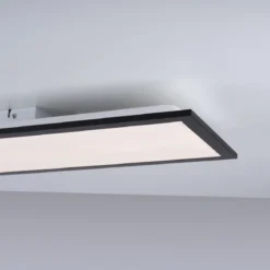 Leuchten Direkt 14741-18 FLAT LED Deckenleuchte schwarz 80x25cm 3000K