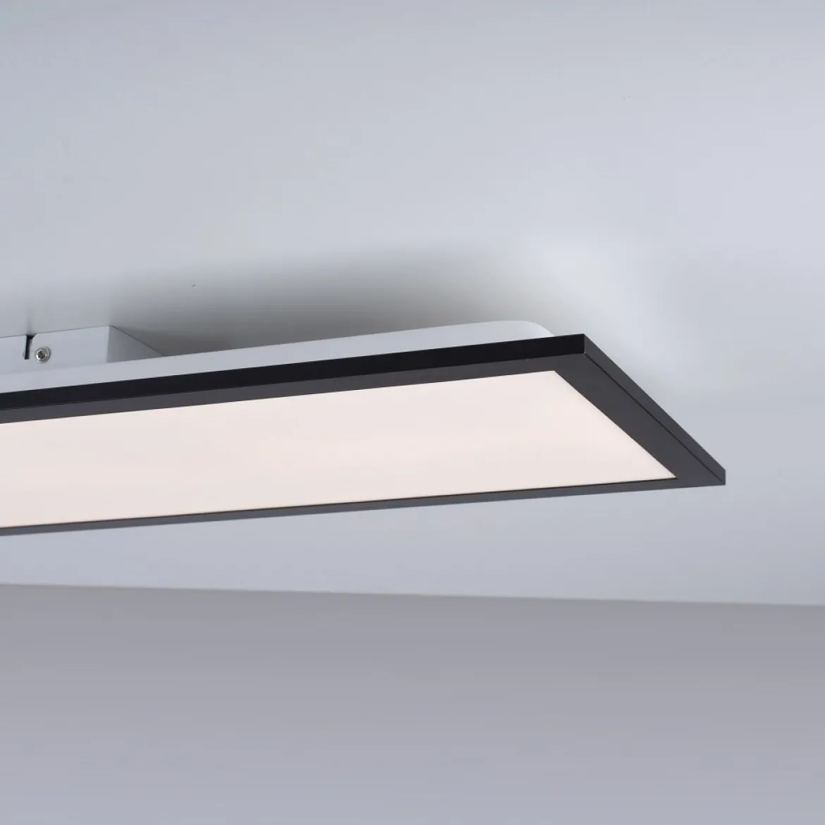 Leuchten Direkt 14741-18 FLAT LED Deckenleuchte schwarz 80x25cm 3000K