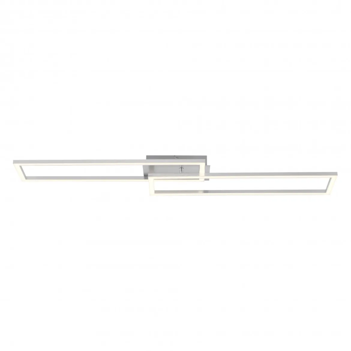 Leuchten Direkt 14691-55 IVEN LED Deckenleuchte silberfarben 3 Step Dim 102x20cm