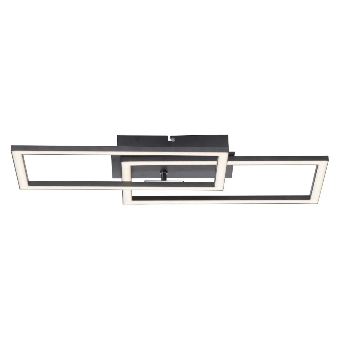 Leuchten Direkt 14692-18 IVEN LED Deckenleuchte schwarz 3 Step Dim 54x31cm
