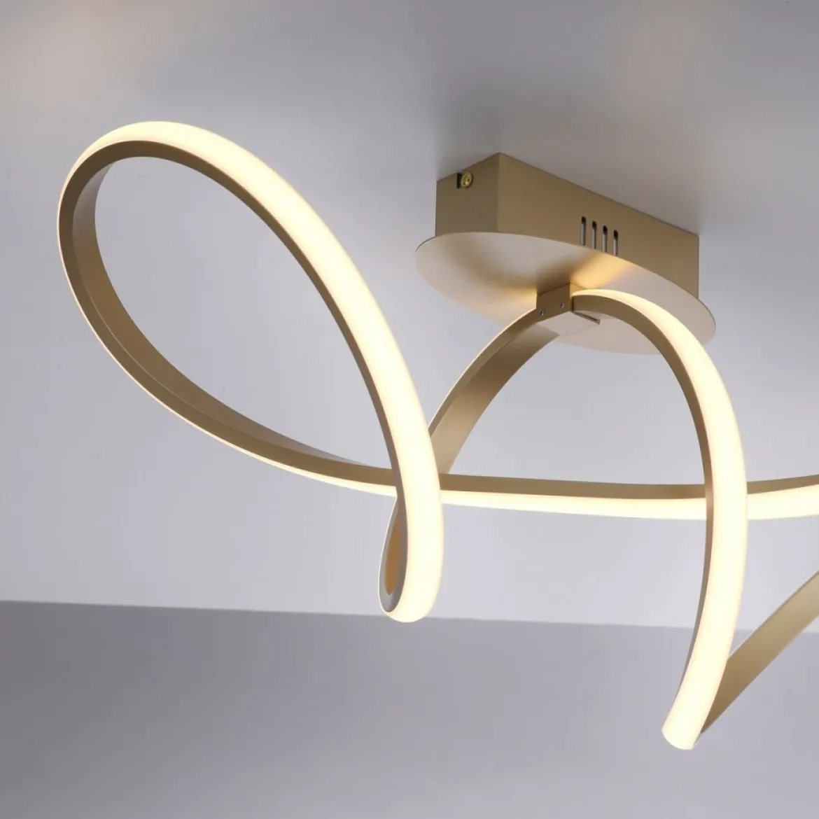 Leuchten Direkt 15403-60 LED Deckenleuchte Maria messing matt