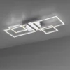 Leuchten Direkt 14030-55 LED Deckenleuchte Iven stahl verstellbar 3000K