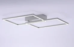 Leuchten Direkt 14018-55 LED Deckenleuchte Iven stahl CCT Steuerung