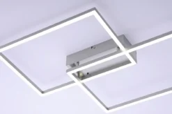Leuchten Direkt 14018-55 LED Deckenleuchte Iven stahl CCT Steuerung