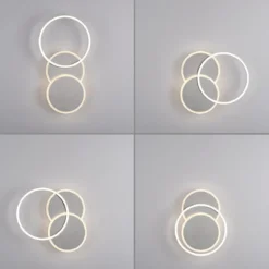 Leuchten Direkt 14116-55 LED Deckenleuchte SEVENT rund schwenkbar 3000K