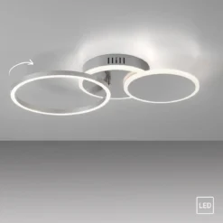 Leuchten Direkt 14116-55 LED Deckenleuchte SEVENT rund schwenkbar 3000K