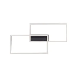 Leuchten Direkt 14140-18 LED Deckenleuchte Iven eckig schwarz CCT
