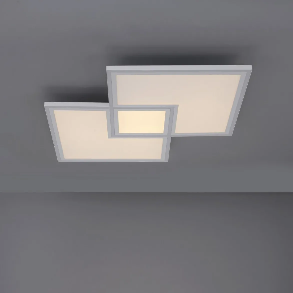 Leuchten Direkt 14855-16 LED Panel Edging 67x67cm weiß eckig