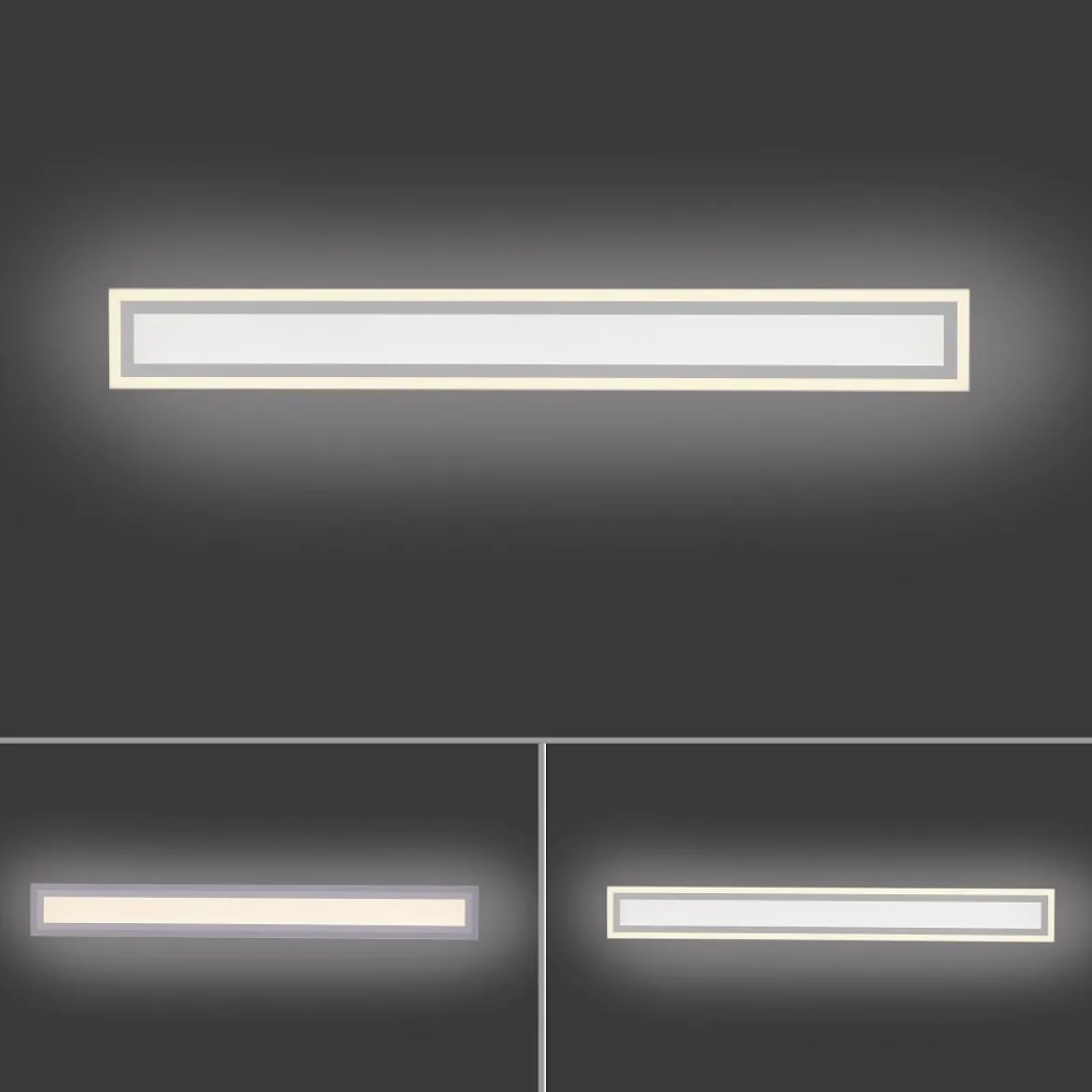 Leuchten Direkt 14853-16 LED Panel Edging 100x12cm weiß eckig