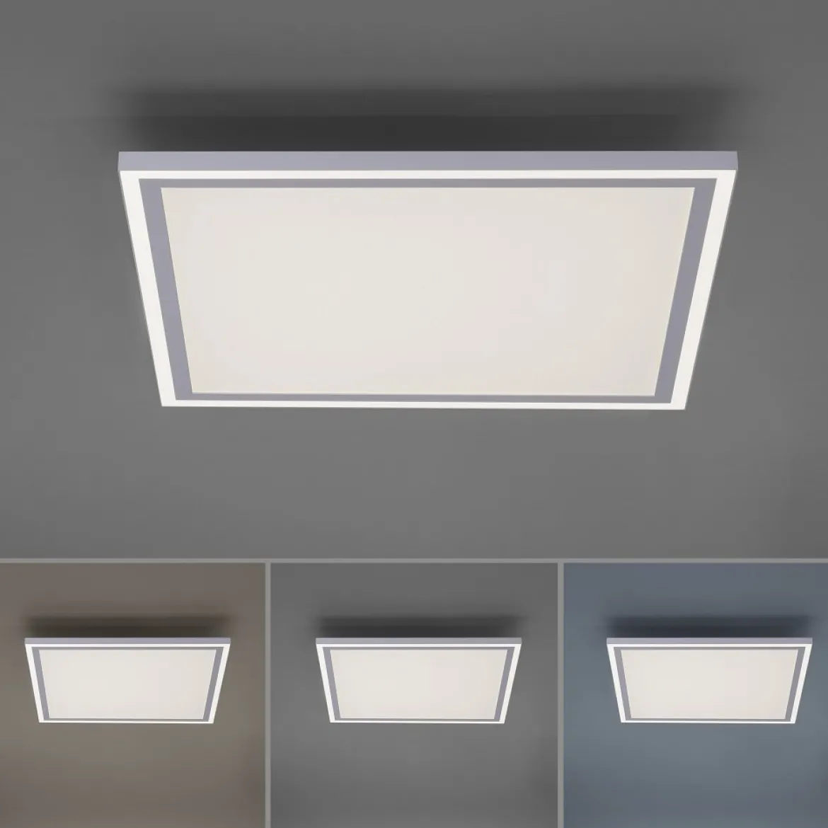 Leuchten Direkt 14851-16 LED Panel Edging 46x46cm weiß eckig