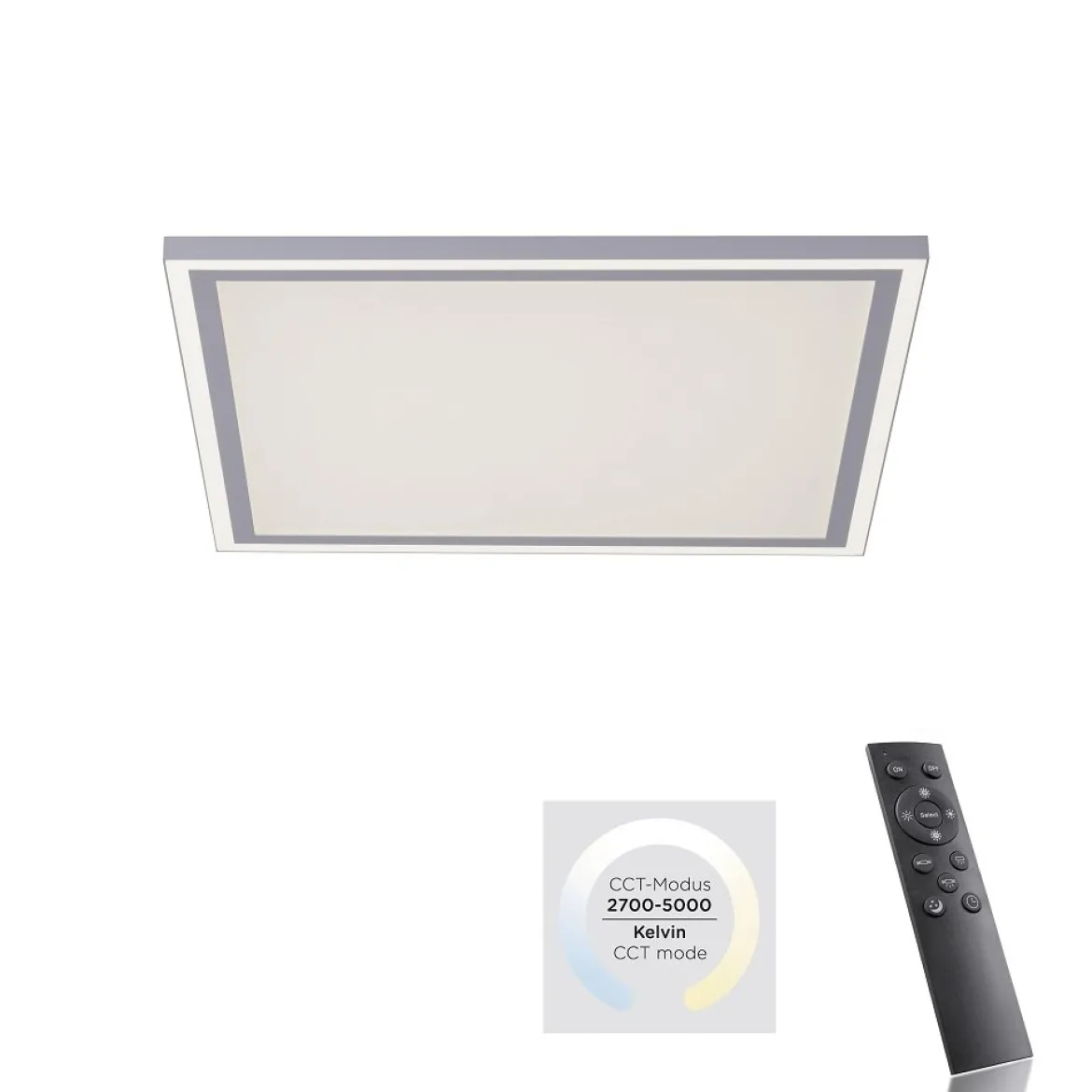 Leuchten Direkt 14851-16 LED Panel Edging 46x46cm weiß eckig