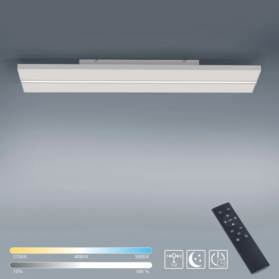 Leuchten Direkt 14854-16 LED Panel Edging 100x25cm eckig
