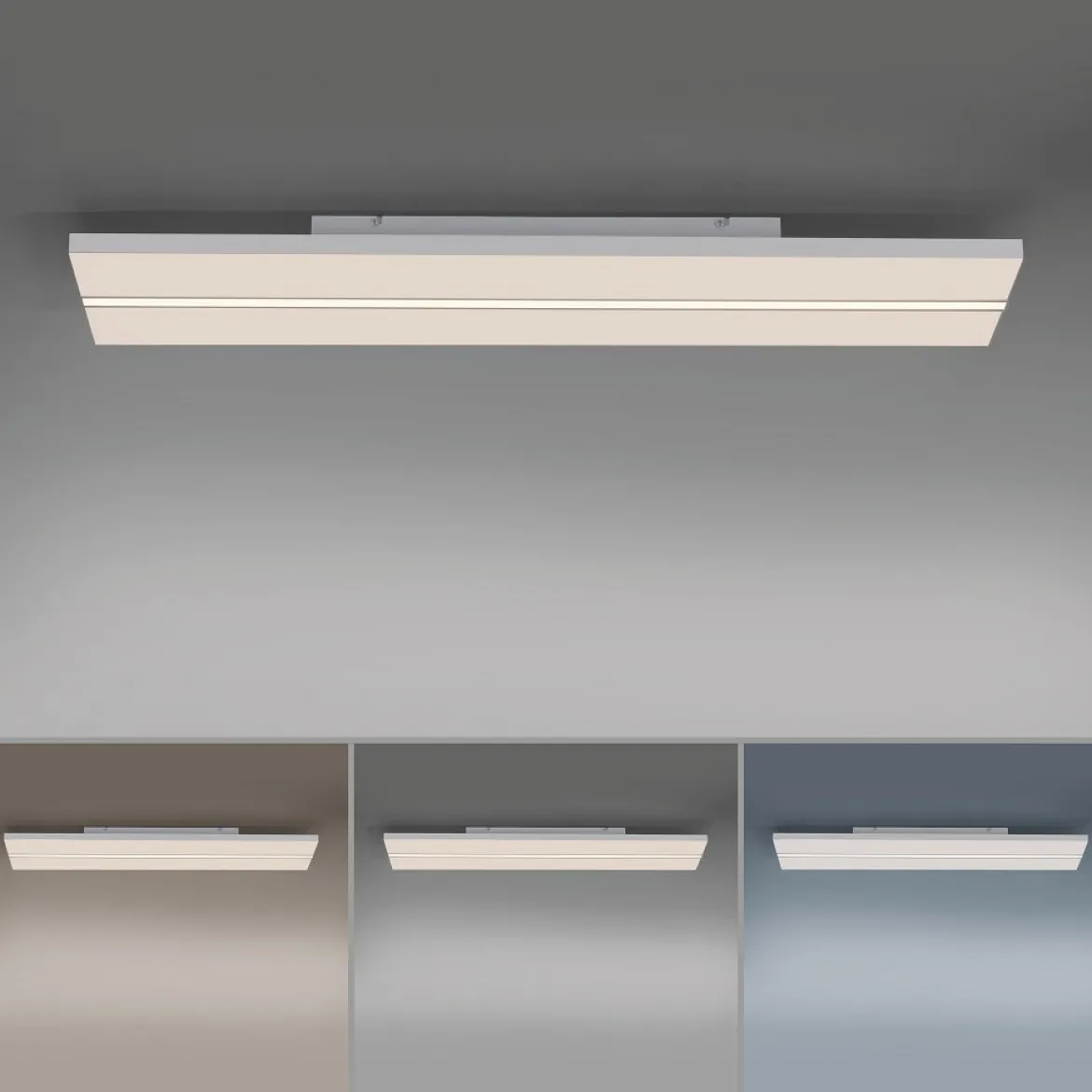 Leuchten Direkt 14854-16 LED Panel Edging 100x25cm eckig