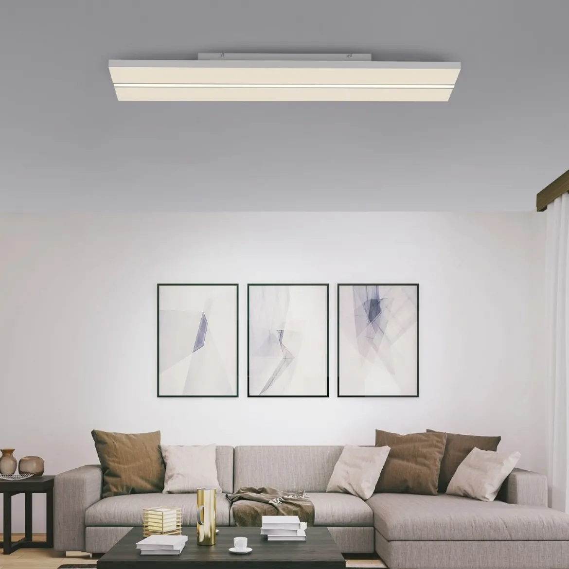 Leuchten Direkt 14854-16 LED Panel Edging 100x25cm eckig