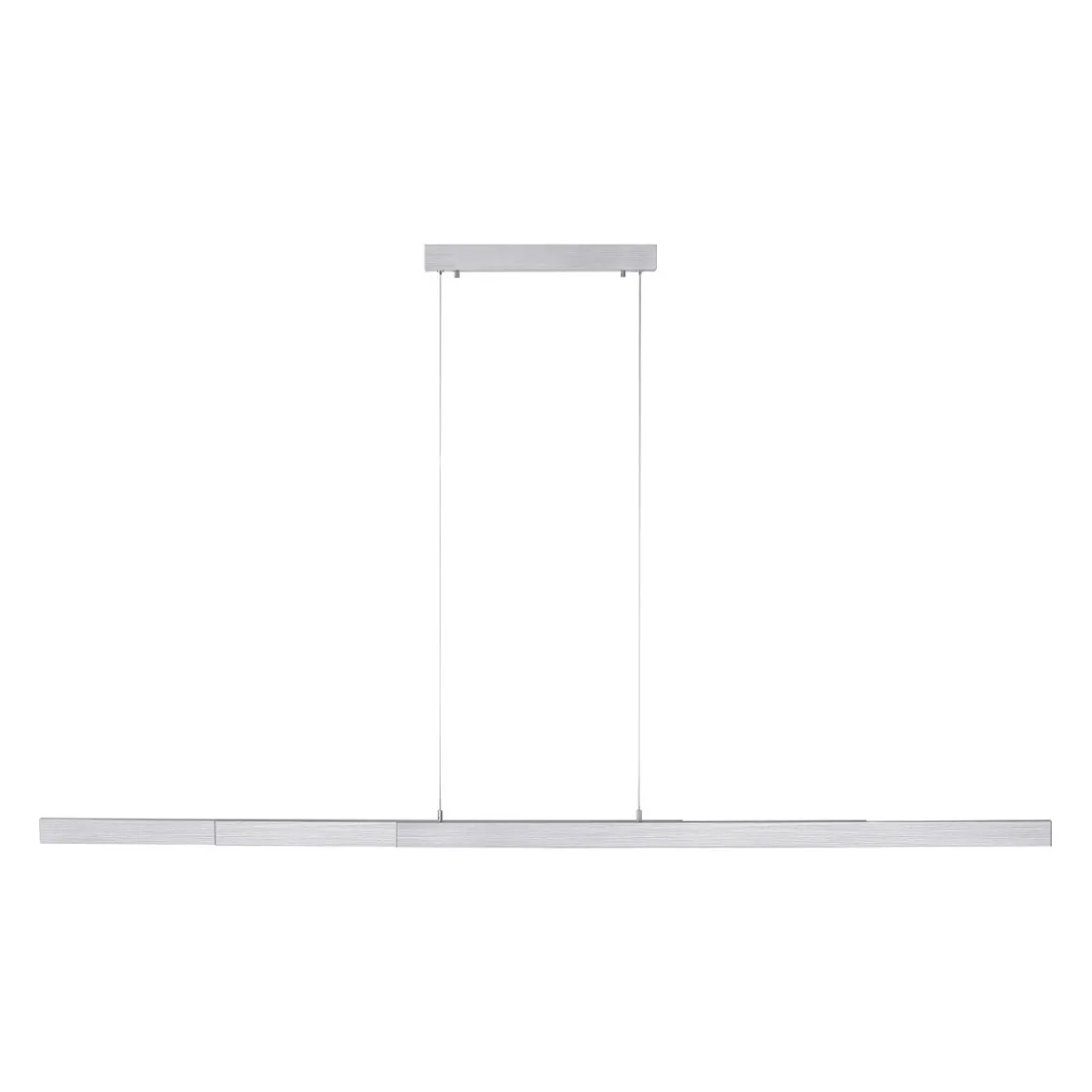 Leuchten Direkt 11660-95 LED Pendelleuchte Luzi aluminiumfarben ausziehbar