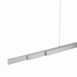 Leuchten Direkt 11660-95 LED Pendelleuchte Luzi aluminiumfarben ausziehbar