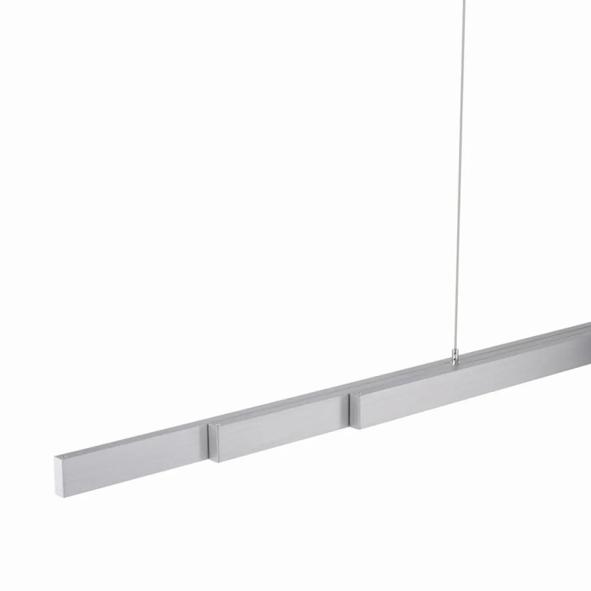 Leuchten Direkt 11660-95 LED Pendelleuchte Luzi aluminiumfarben ausziehbar