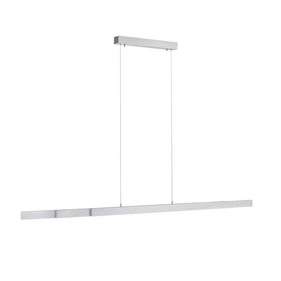 Leuchten Direkt 11660-95 LED Pendelleuchte Luzi aluminiumfarben ausziehbar