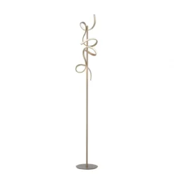 Leuchten Direkt 19031-60  LED Stehleuchte Curls messing matt dimmbar