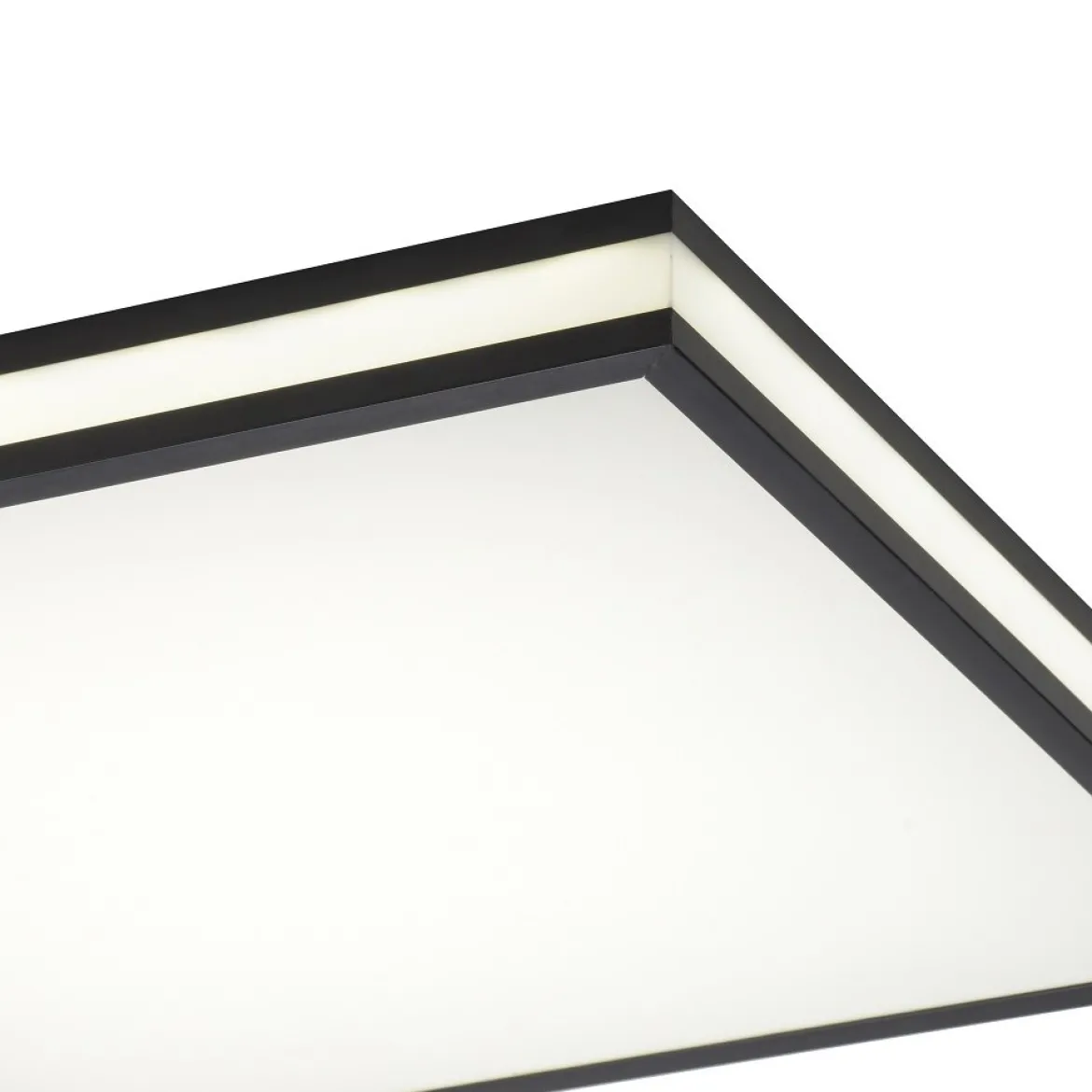 Leuchten Direkt 14110-18 MARIO BLACK LED Deckenleuchte 45x45cm RGBW
