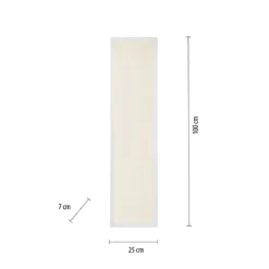 Leuchten Direkt 16534-16-O FLAT LED Deckenleuchte Weiss 100x25cm CCT dimmbar