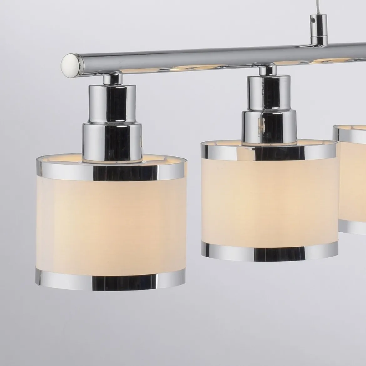 Leuchten Direkt 15375-17 Pendelleuchte ACCOR 5-flammig chrom glänzend