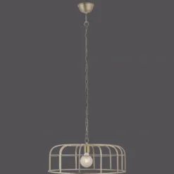 Leuchten Direkt 11493-60 Pendelleuchte Amir messing E27