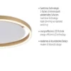 Leuchten Direkt 15391-60 RITUS LED Deckenleuchte Messing Matt rund 40cm