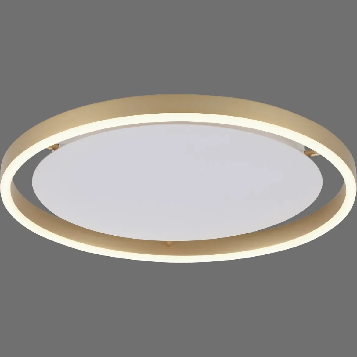 Leuchten Direkt 15391-60 RITUS LED Deckenleuchte Messing Matt rund 40cm