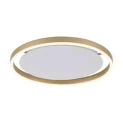 Leuchten Direkt 15391-60 RITUS LED Deckenleuchte Messing Matt rund 40cm