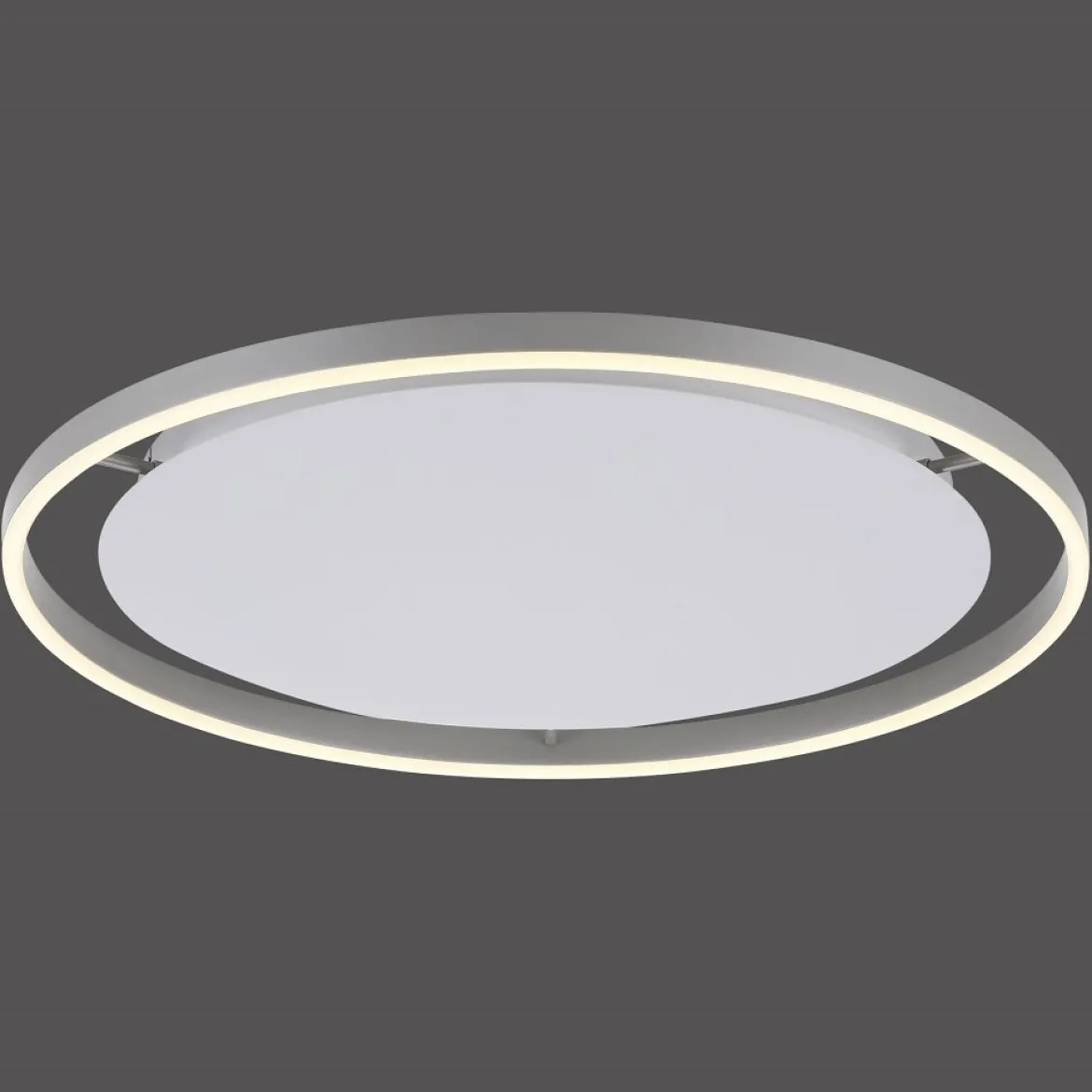 Leuchten Direkt 15392-95 RITUS LED Deckenleuchte Aluminium rund 60cm