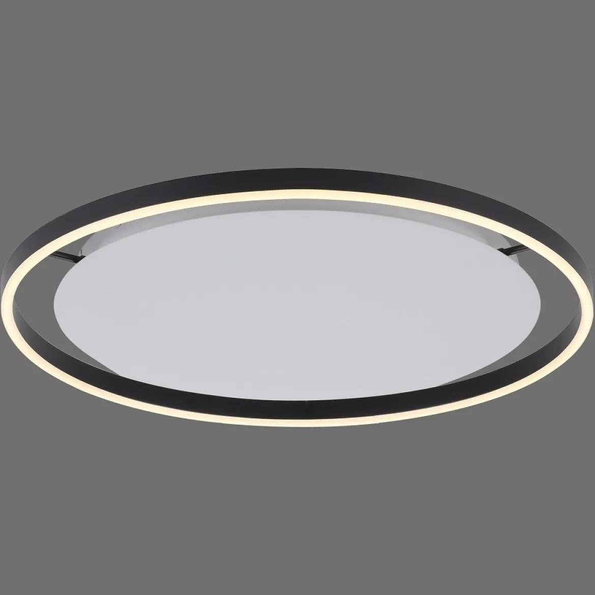 Leuchten Direkt 15392-13 RITUS LED Deckenleuchte Anthrazit rund 60cm